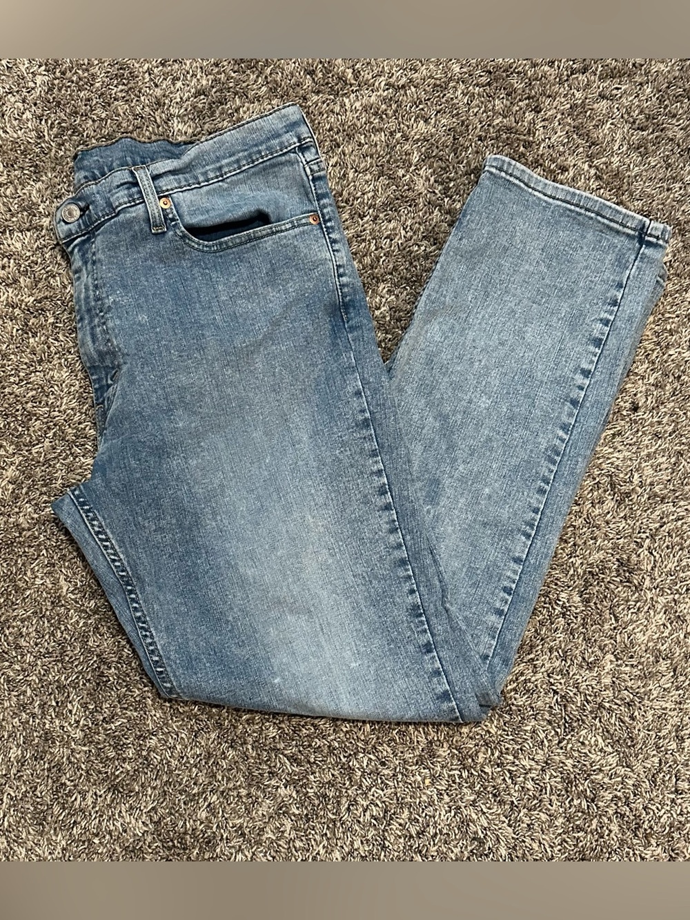 Levi's Slim Straight Light Blue Denim Jeans